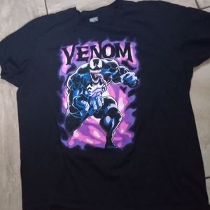 Marvel Venom mens black graphic tee sz XL (46/48)